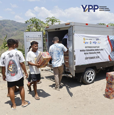 YPP Emtek Media Jangkau Manggarai Timur Salurkan Bantuan Gempa kapuashulu dan Layanan Psikososial Anak